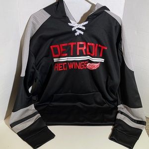 Men’s NHL Detroit Red Wings Poly Textured Hoodie